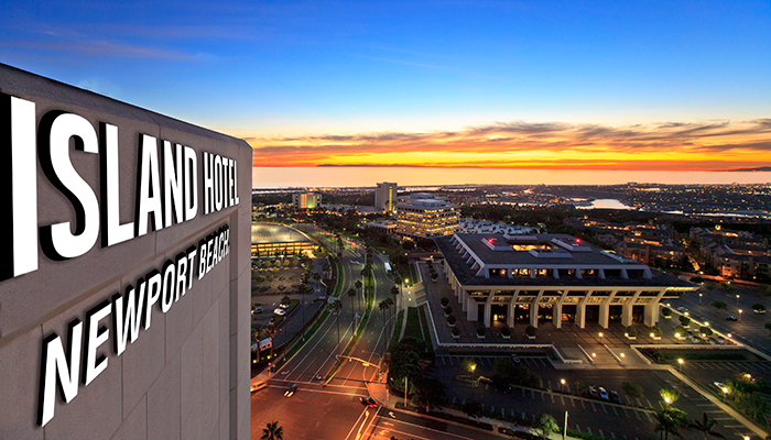 Island Hotel view of Newport Beach