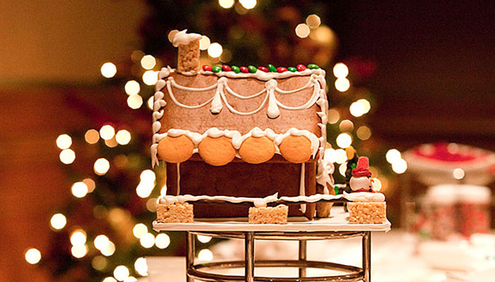 Gingerbread House Decorating at Pelican Hill