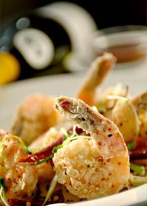 Wildfish - Salt and Pepper Shrimp with Holiday Champagne