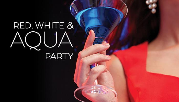Red, White & Aqua Party