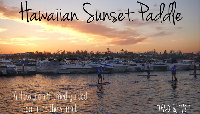 Hawaiian Sunset Stand Up Paddle