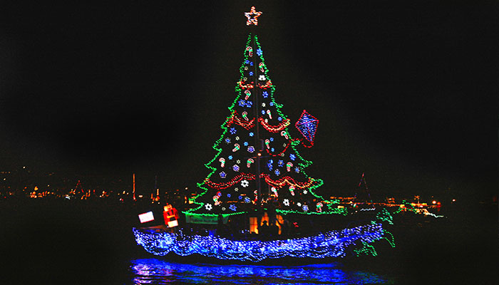 109th Annual Newport Beach Christmas Boat Parade at Waterline