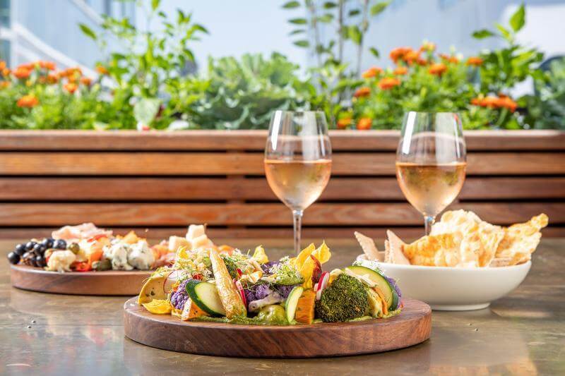 food on table