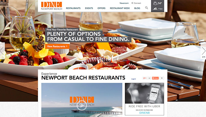 New Marketing Initiative in Newport Beach, Calif. Earns Platinum Status For Website and Mobile Design in First Three Months of Launch