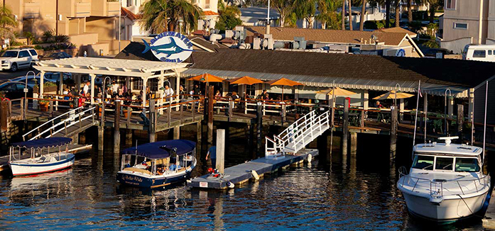 Newport Beach offers plenty of opportunities to enjoy a dock and dine experience