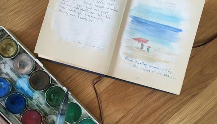 Up-Cycled Travel Journal Workshop at Seaside Gallery
