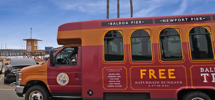 Balboa Peninsula Trolley