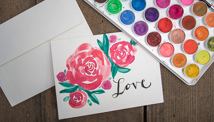 Valentine’s Day Watercolor Workshop