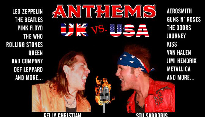 Anthems UK vs. USA at Back Bay Bistro