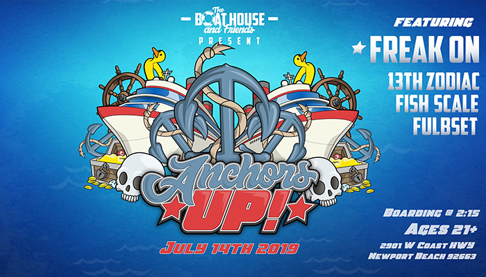 Anchors Up! Yacht Party + House Music