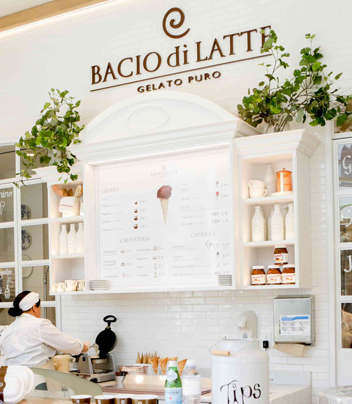 Bacio Di Latte in Fashion Island