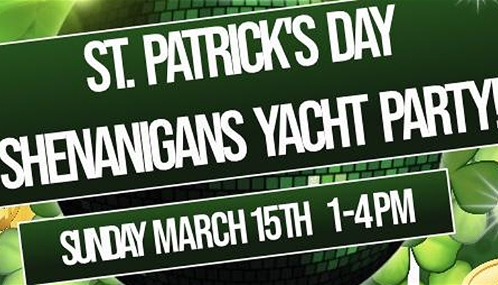 St. Patrick’s Shenanigan’s Yacht Party Cruise