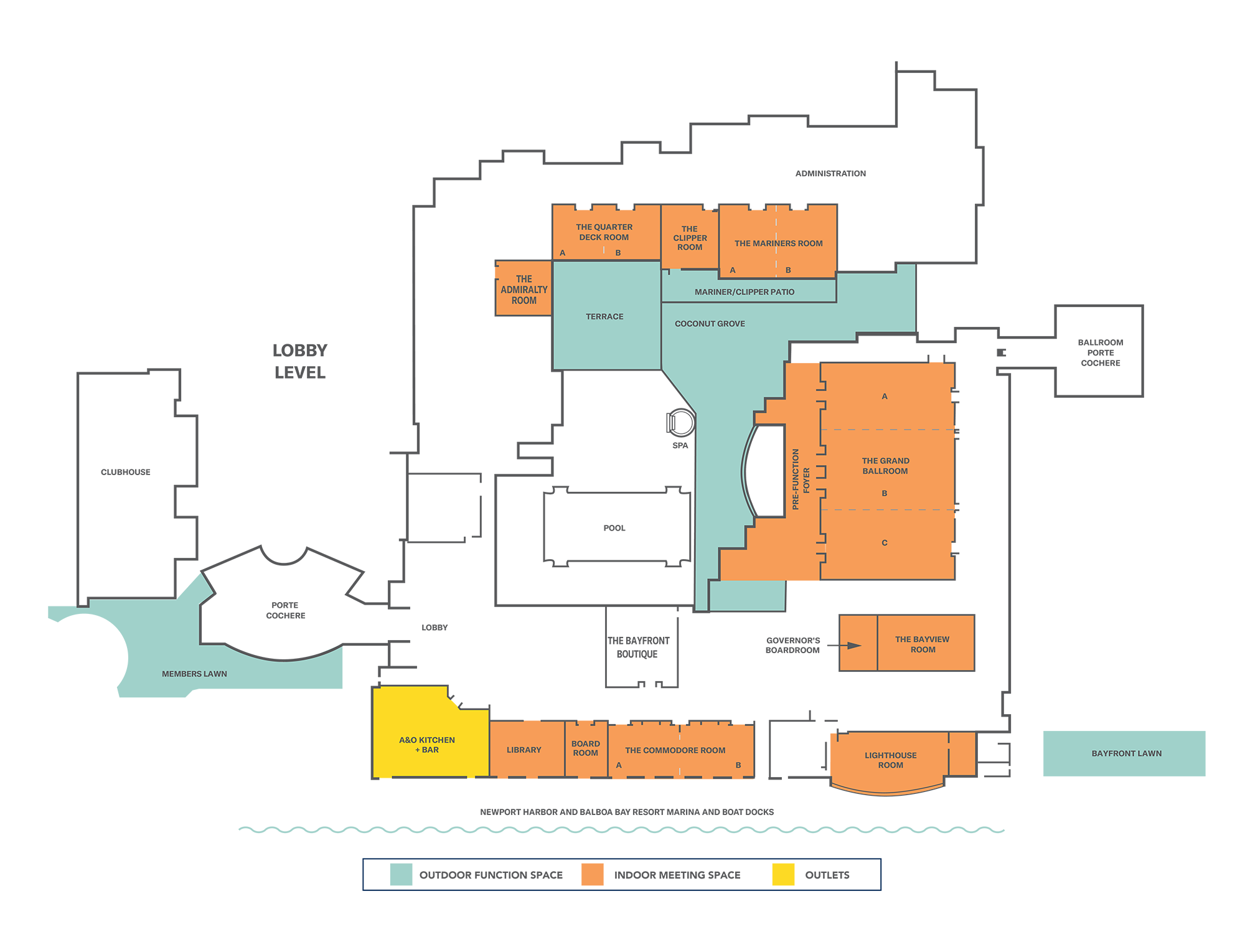 Balboa Bay Resort flooorplan