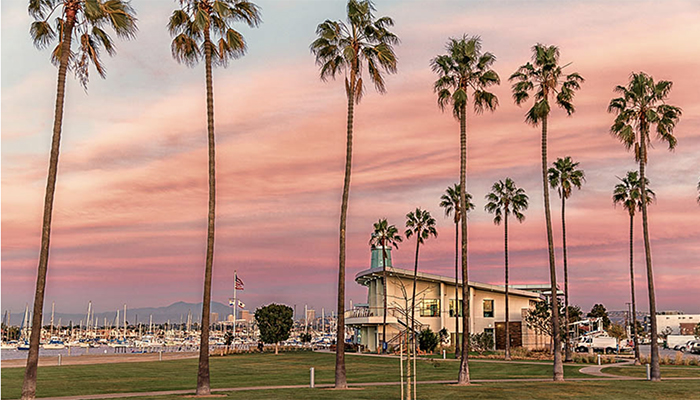 Sunset at Fashion Island - Newport Beach News