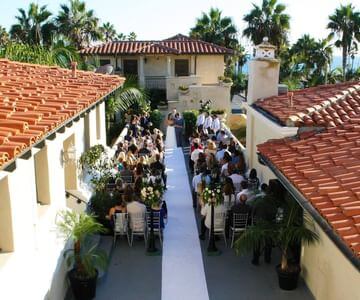 a wedding aisle