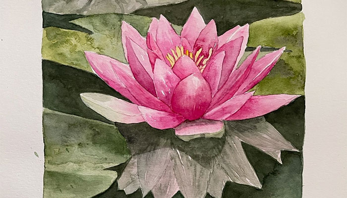Watercolor Class: Water Lily