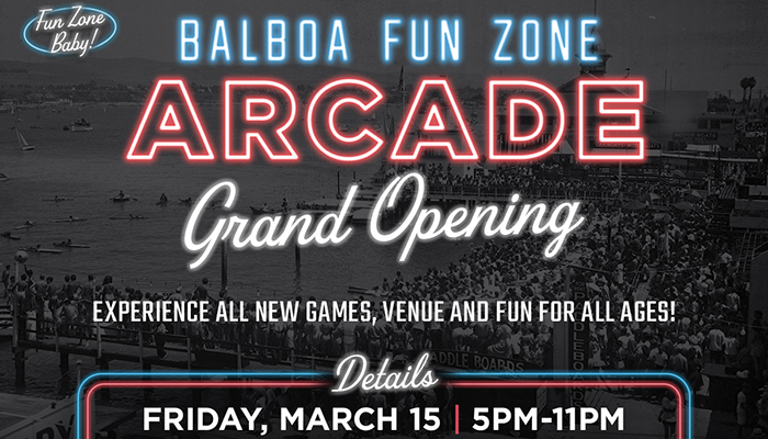 Grand Opening: Balboa Fun Zone Arcade