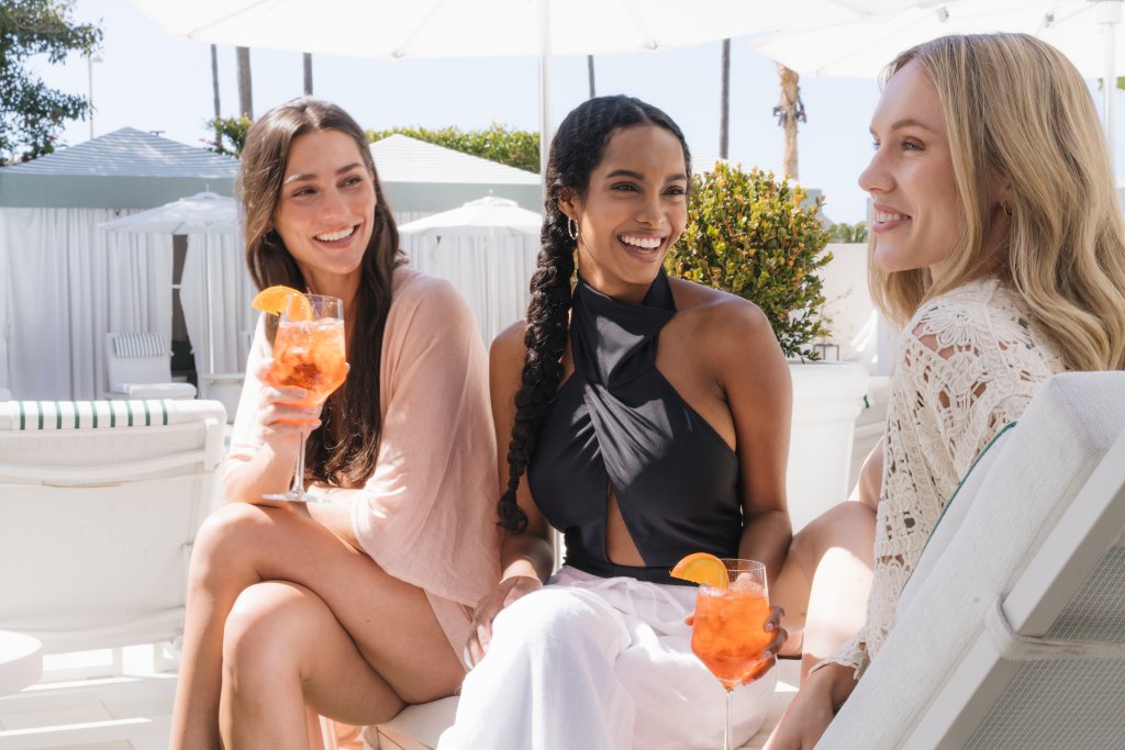 3 women sitting
