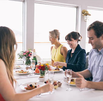 people dining