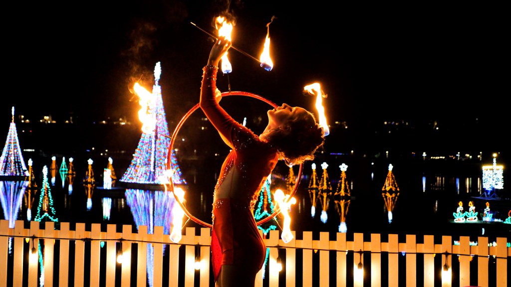 fire dancer
