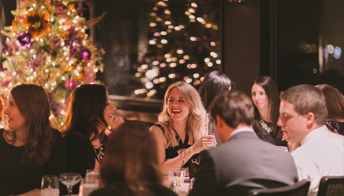 people having dinner