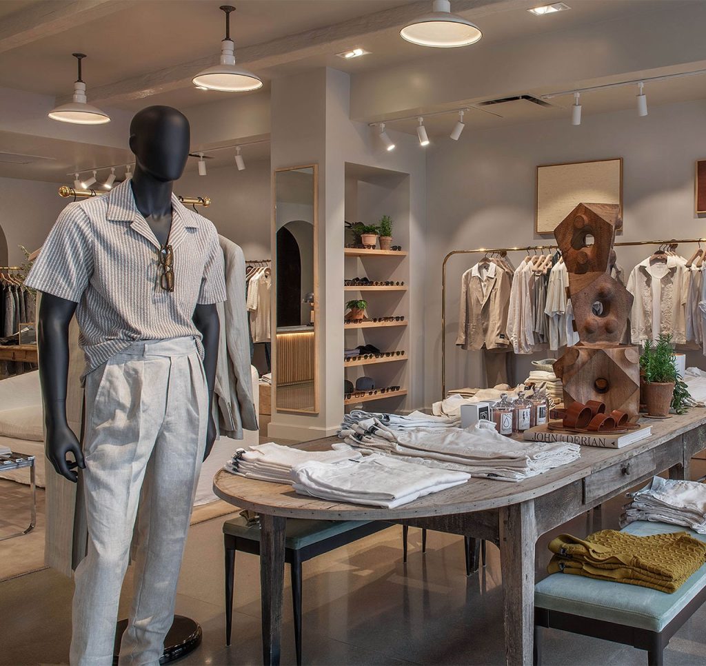 Mens clothing store
