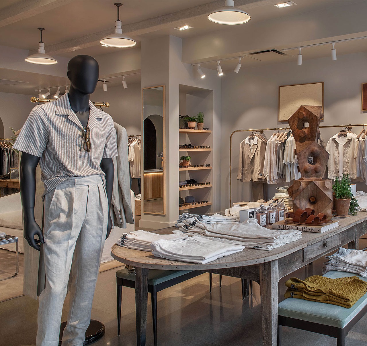 Mens clothing store