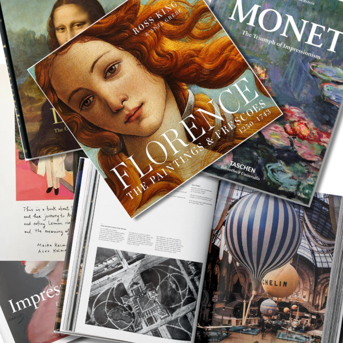 art collage for Library