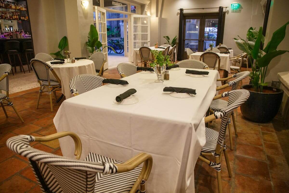 table set for dinner