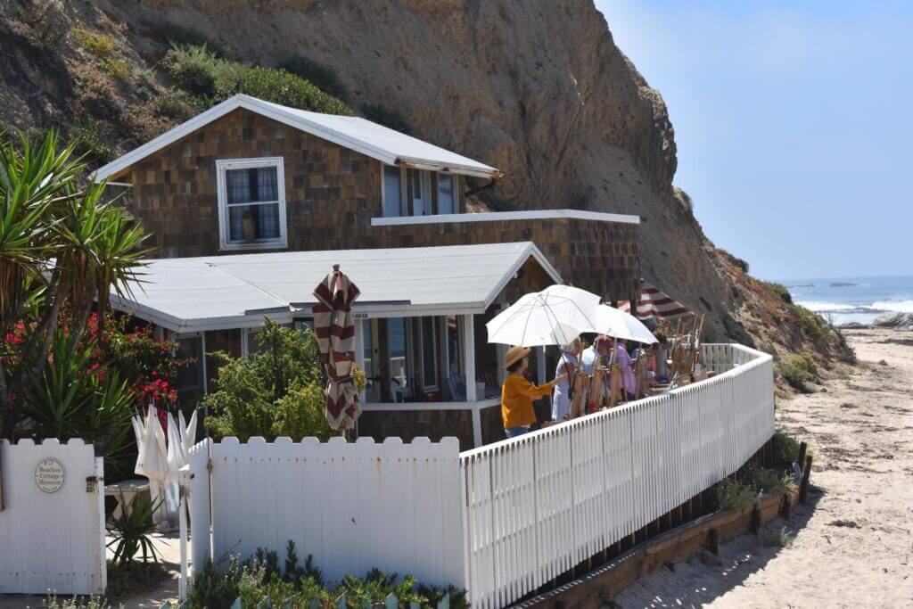 building on the beach