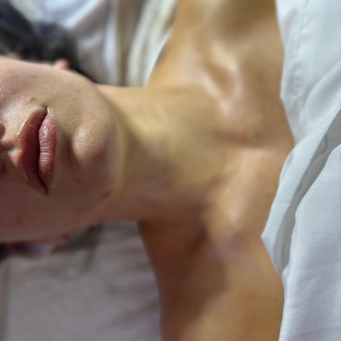 a womans neck