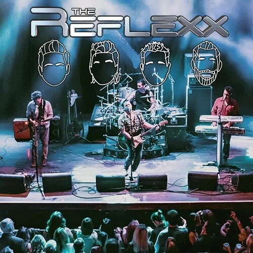 band playing on stage