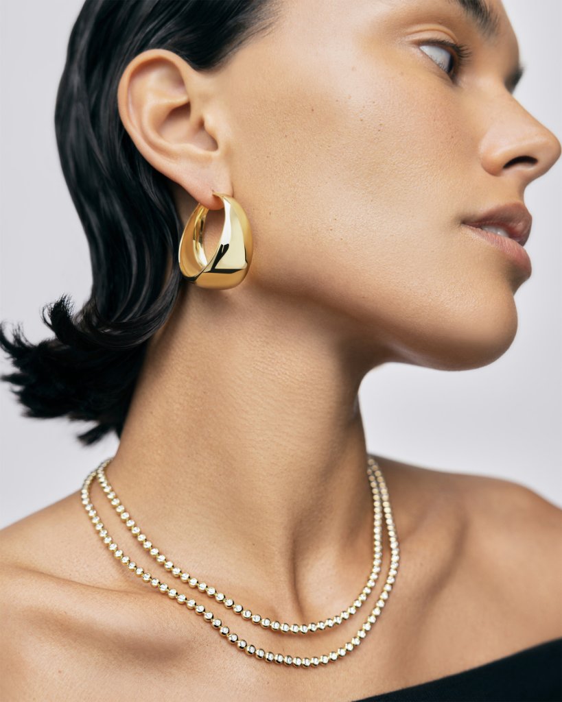 woman wearing jewelry