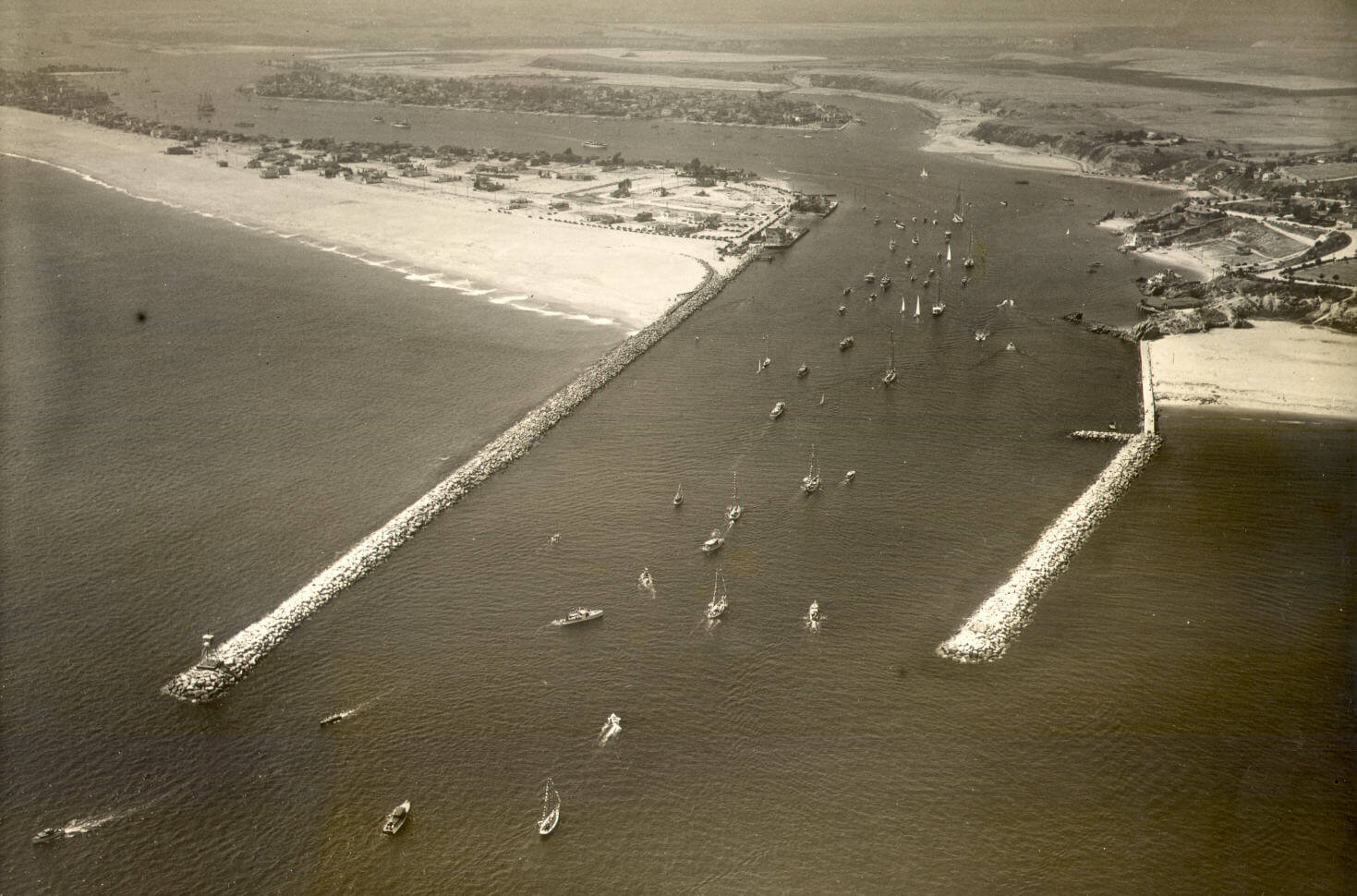 1936 - Newport Harbor opening