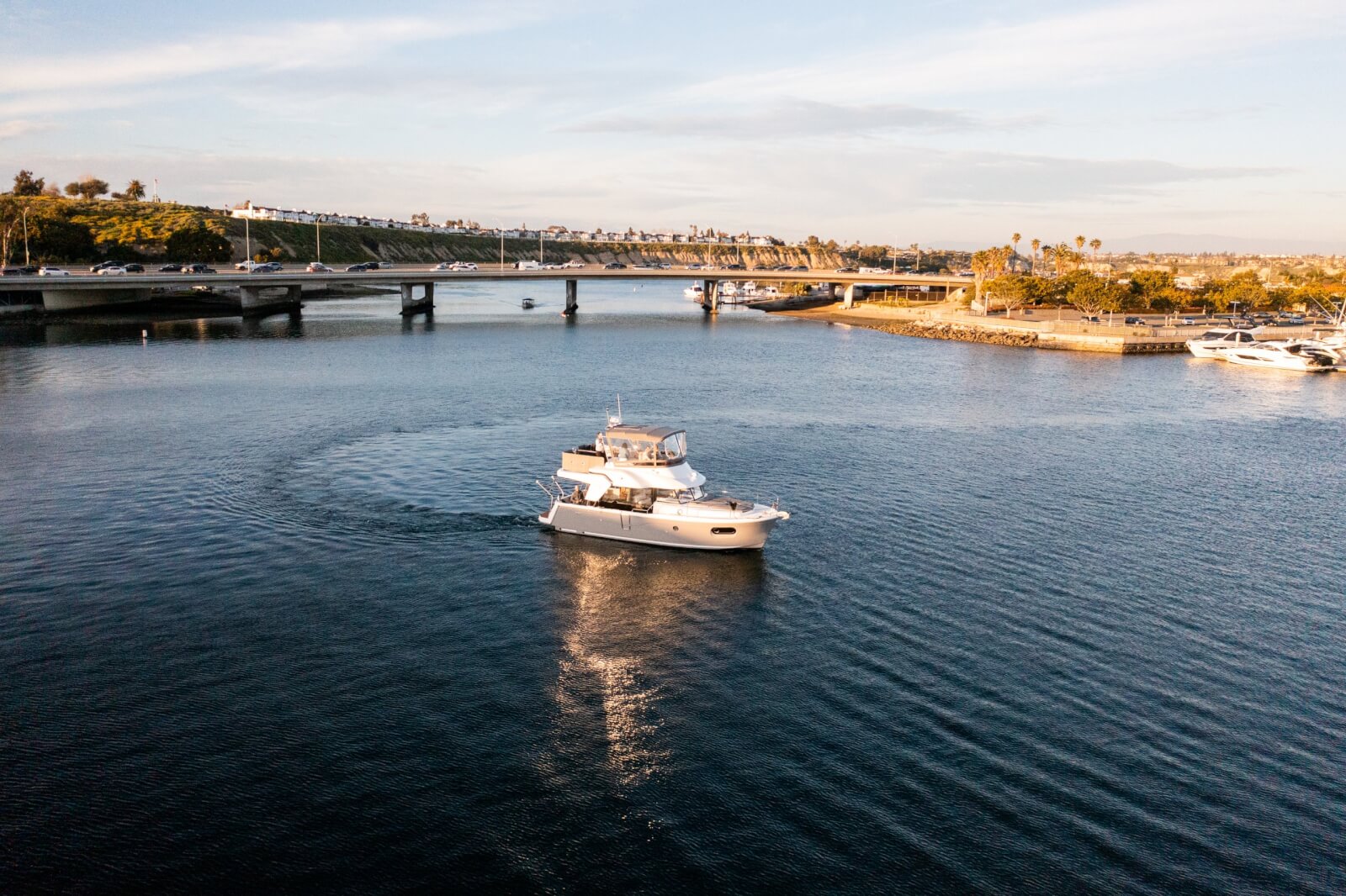 a boat on the water