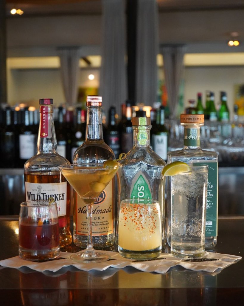 bottles of alcohol