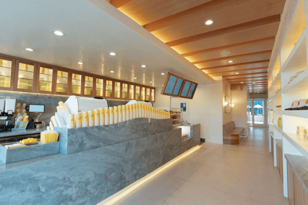 inside of coffee shop
