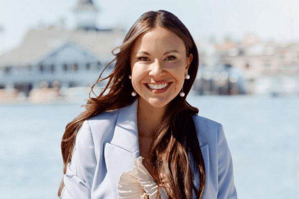 woman smiling