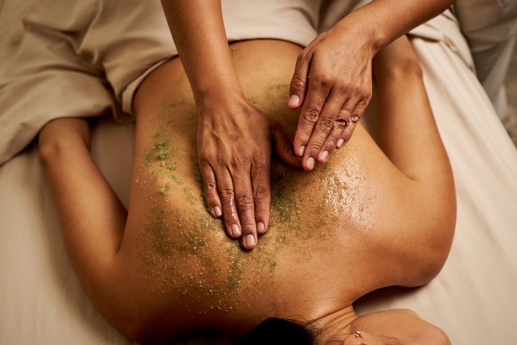 someone getting a massage
