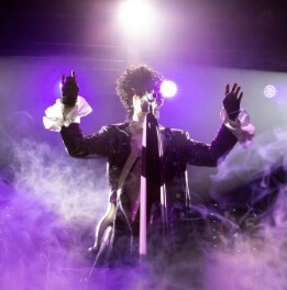 man on stage