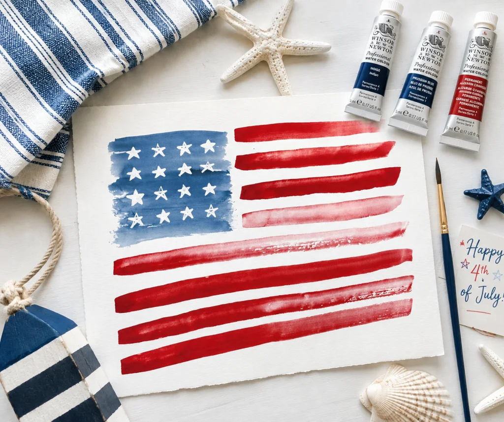 flag painting