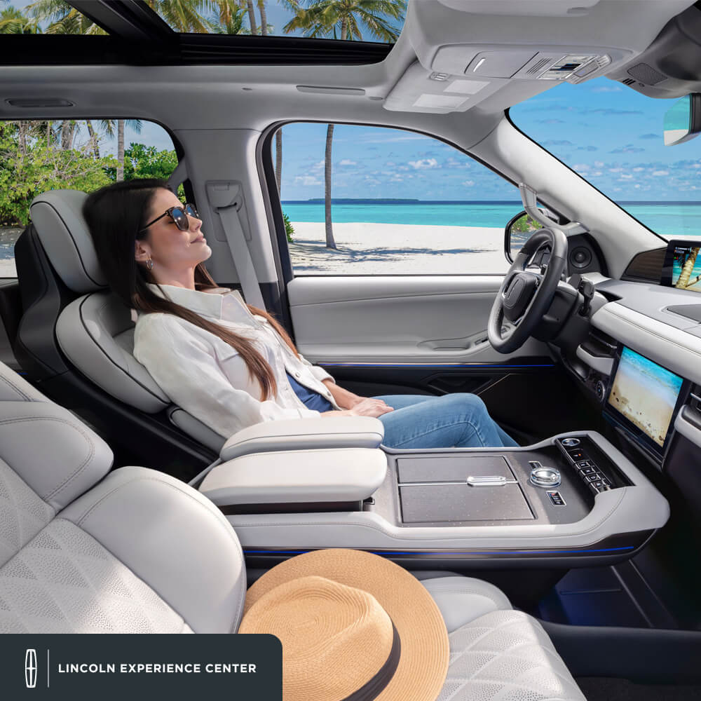 woman in a drivers seat