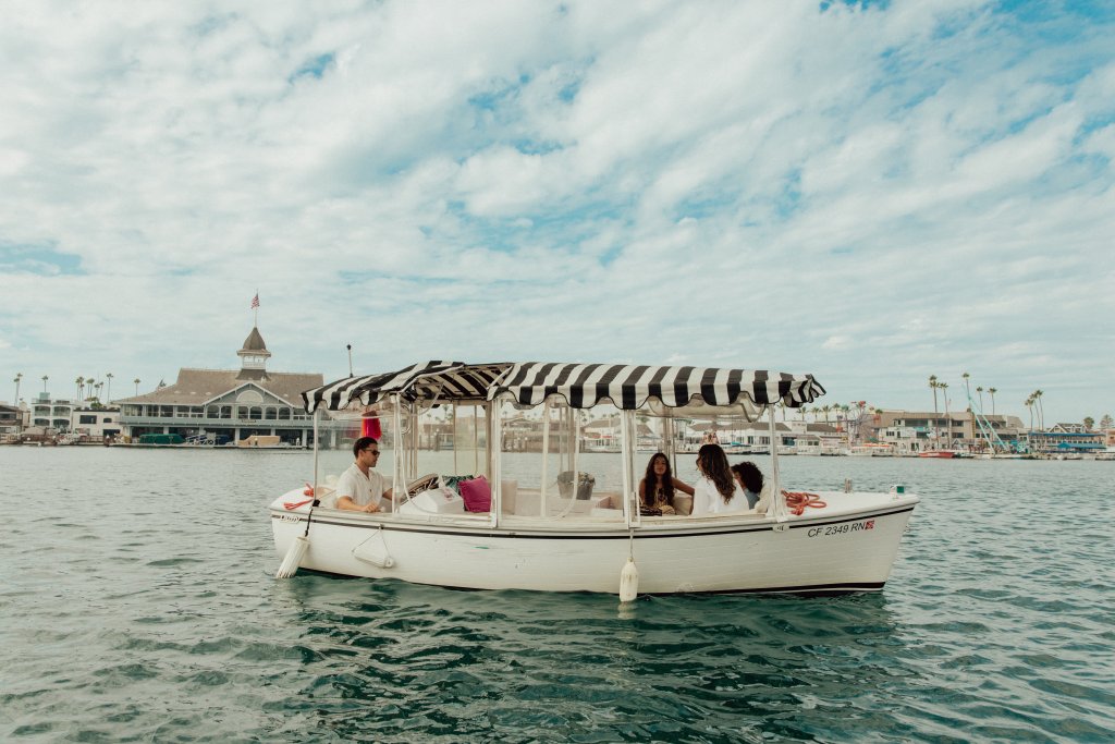 people on a boat