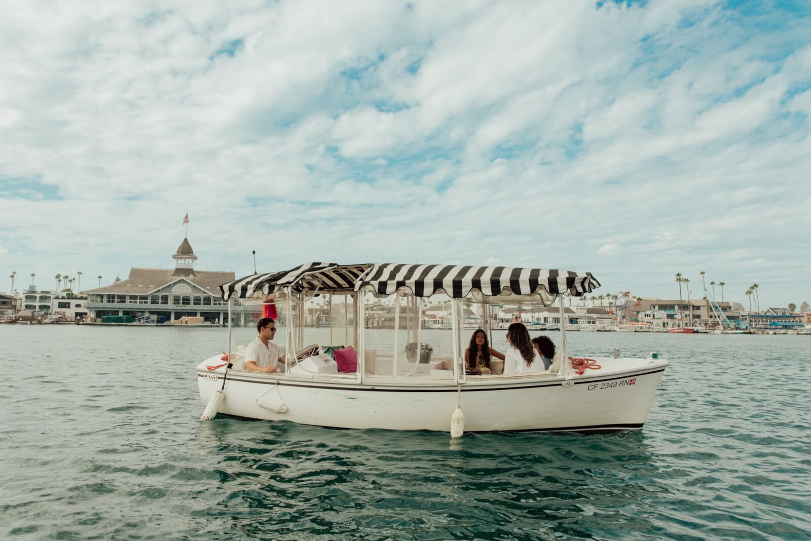 people on a boat