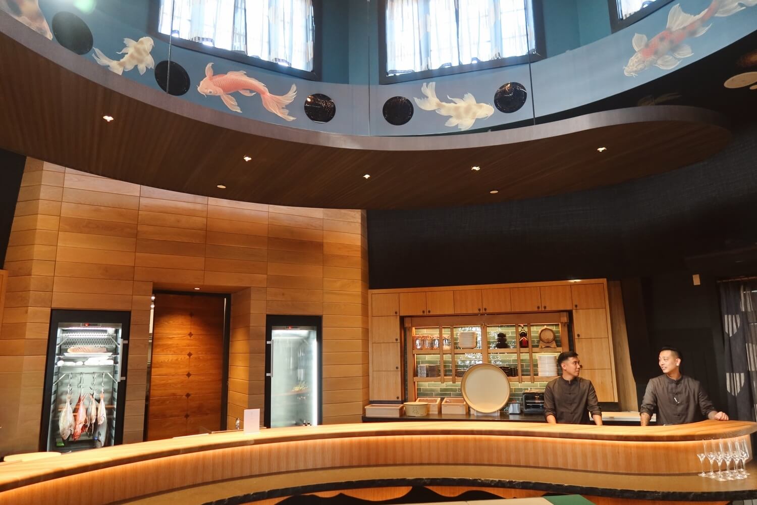 inside of restaurant