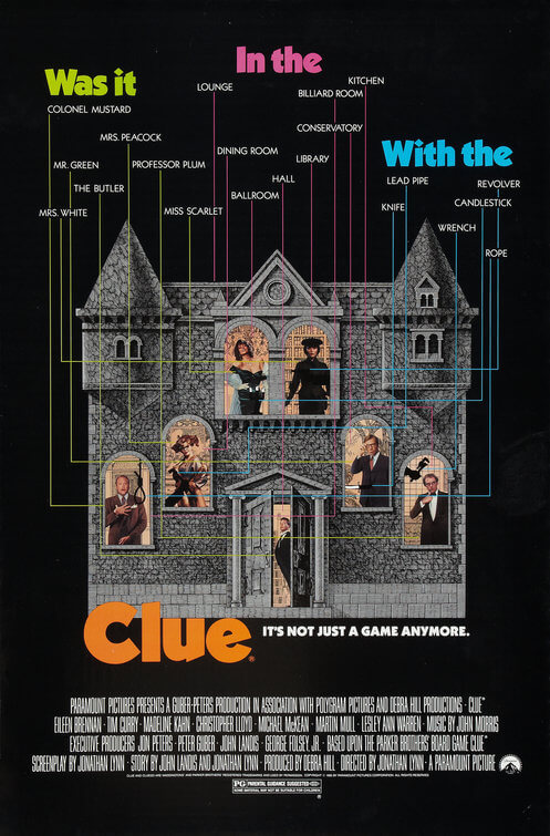 Clue movie poster