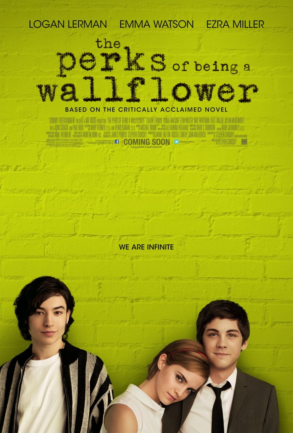Movie poster for Perks of Being a Wallflower