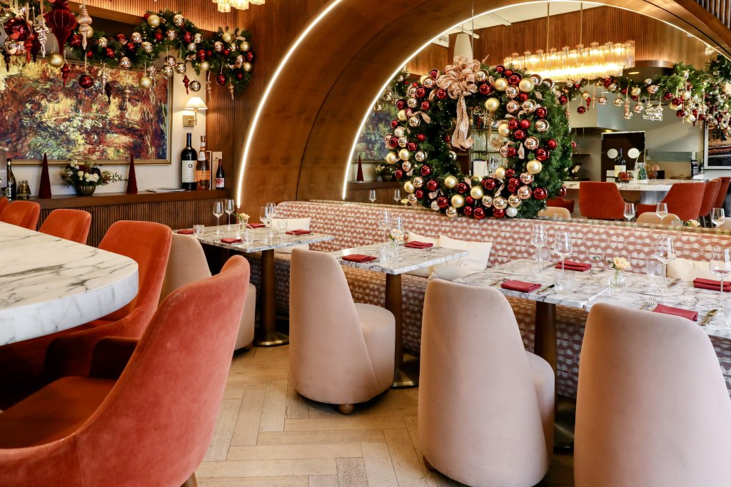 inside of a restaurant