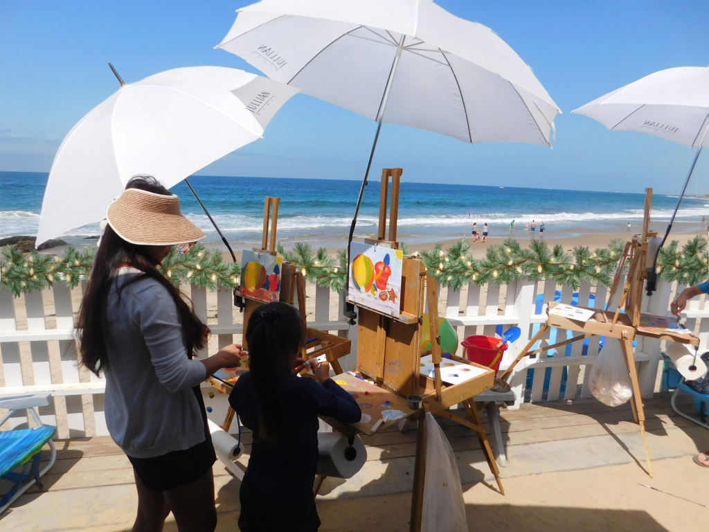 people painting