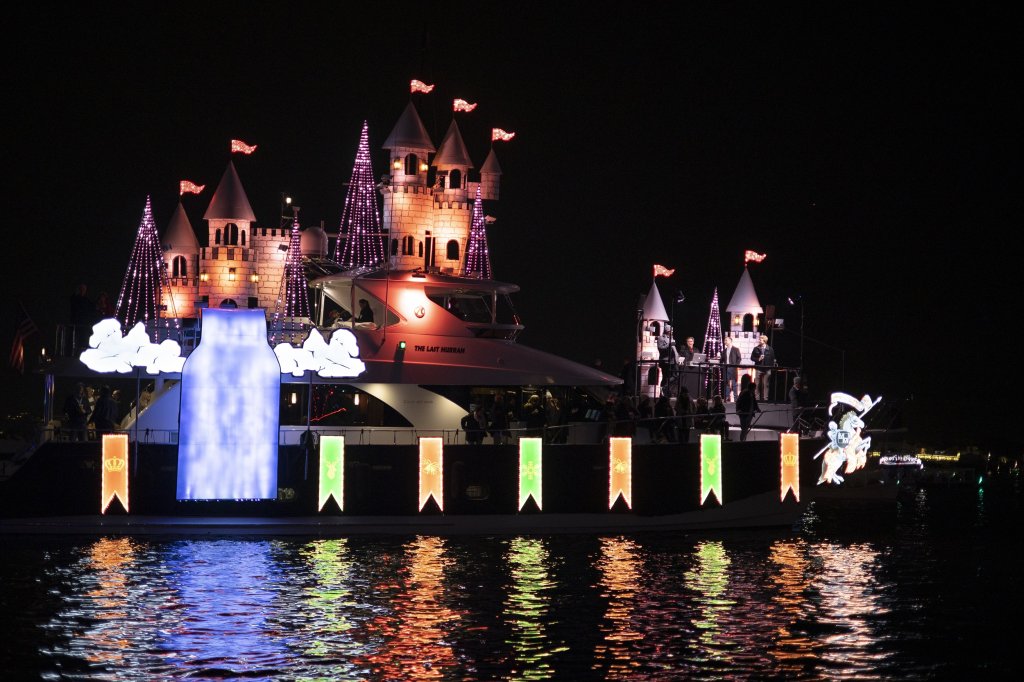 christmas boat